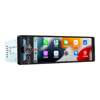 Autoradio Grandnavi 1din 6,5 pouces MP3 sans fil Carplay Android Auto Écran tactile Système d'exploitation Linux Appel BT FM Charge rapide Universel