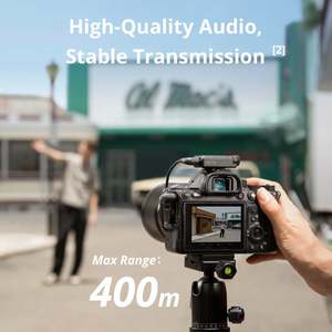 ไมโครโฟนไร้สายพกพา DJI Mic Mini 1 TX + 1 RX แบตเตอรี่ใช้งานได้ 10 ชั่วโมง สำหรับวิดีโอบล็อก - Product Image 2
