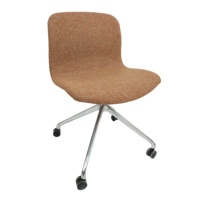 Chaise de bureau pivotante moderne haut de gamme en métal aluminium coloré, écologique, pour hôtel, bar, salle à manger, hôpital, maison, salon