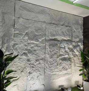 Paneles de Pared de Imitación de Piedra PU Impermeables, Blancos, Modernos, Suaves, Artificiales, Resistentes al Fuego, Ecológicos para Exteriores - Product Image 2