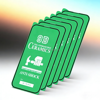 Protection d'écran en verre céramique pour OPPO RENO 15 RENO 15F RENO 15FS 5G A6 4G/5G Film anti-traces de doigts à bords incurvés 9D