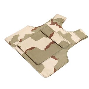 Gilet tactique de combat robuste Sturdyarmor en Oxford camouflage désertique, certifié BSCI, sans plaque. - Product Image 4