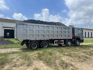 HOWO8x4 Dump Truck New Used Diesel Fuel Heavy Truck for Africa Central Asia Weichai Engine Fast <b>Gear</b> <b>Box</b> Left Steering Rear - Product Image 3