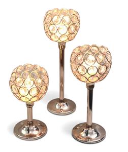 Luxury Gold Metal Hurricane Candle Holder with <b>Ball</b> Base Antique Style Elegant Tabletop Home Decor <b>Lamp</b> - Product Image 2