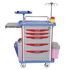 <span class=keywords><strong>Chariot</strong></span> d'urgence de qualité en ABS, <span class=keywords><strong>chariot</strong></span> de transfert médical avec tiroirs - Product Image 1