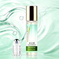 Huile parfumée roll-on QIHUADUN Aqua Breeze, parfum d'eau portable pour usage quotidien sur le corps, étiquette personnalisée OEM, vente en gros.