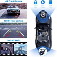 Navigation GPS portable 9 pouces pour voiture, compatible avec les clés intelligentes, Mirror Link, commande vocale, caméra de recul 1080p, compatible Apple CarPlay et Android