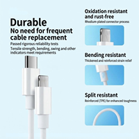 Câble de charge rapide USB-C vers 8 broches 27W, câble de données USB Type-C pour iPhone 8-14, vente en gros OEM
