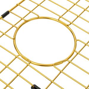 रसोई सिंक ग्रिड और सिंक रक्षक स्टेनलेस स्टील सुनहरे रंग धातु भंडारण धारक और रैक बहुकार्य रसोई उत्पाद - Product Image 6