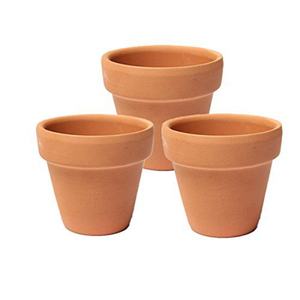 3 pièces Marron D'argile En <span class=keywords><strong>Terre</strong></span> <span class=keywords><strong>Cuite</strong></span> Plante <span class=keywords><strong>Pot</strong></span> De Fleur - Product Image 1