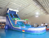 Toboggan gonflable géant de jeux gonflables personnalisés en PVC de haute qualité pour enfants toboggans aquatiques commerciaux gonflables pour adultes