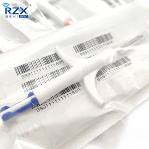 FDX-B 134.2 키로헤르쯔 주 사용 임플란트 물고기 <span class=keywords><strong>RFID</strong></span> 동물 추적 마이크로 칩 마이크로 칩 마이크로 칩 애완 동물 ID 태그 개 - Product Image 1