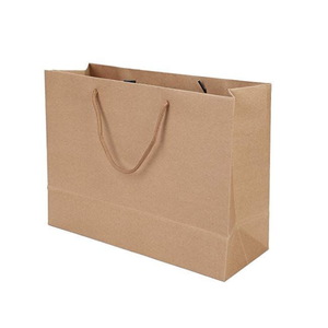 Bolsa de papel Kraft de estilo clásico ecológico con logotipo personalizado de alta calidad, bolsa de compras para llevar directamente desde Vietnam - Product Image 6