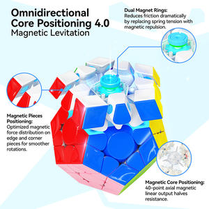 <span class=keywords><strong>Gan</strong></span> Megamin V2 <span class=keywords><strong>Maglev</strong></span> UV Octaedro Levitación magnética Cubo de velocidad mágica - Product Image 2