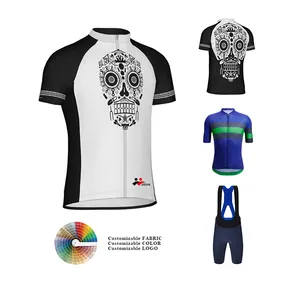 Custom Short Sleeve Bike Clothing Team Men Tops Summer Racing Road Racing Bicycle Wear Breathable Summer Cycling Jersey