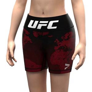 Shorts de combat MMA vierges en polyester et spandex 100 % polyester de haute qualité pour femmes, avec nœuds, OEM - Product Image 5