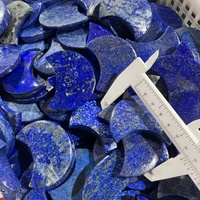 Vente en gros de cristaux de lapis-lazuli sculptés à la main, cristaux de guérison Reiki, lune en quartz, artisanat pour la décoration
