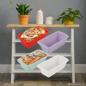 Moule à pain en silicone écologique, antiadhésif, rectangulaire, pour gâteau et pain - Product Image 3