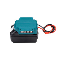 Adaptateur compatible avec batterie 18V BL1860, matériau ABS, convertisseur DIY avec câble pour batteries au lithium
