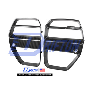 Rejilla delantera de fibra de carbono seca estilo VST para BMW G80 M3 G82 M4 - Product Image 1