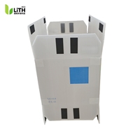 Boîte de manutention en Coroplast recyclable OEM ODM, conteneur en panneau alvéolaire PP sur mesure pour aliments, électronique, bonbons, déchets, courses, sable