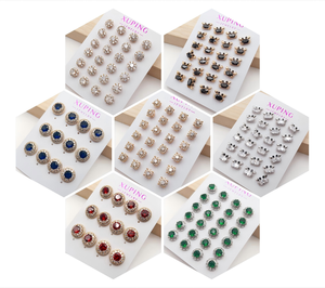 ชุดเครื่องประดับอัญมณี251127 Xuping ชุดตุ้มหูหินหลากสีและดีไซน์เป็นชุดสะสมเครื่องประดับแฟชั่นสำหรับผู้หญิง - Product Image 6