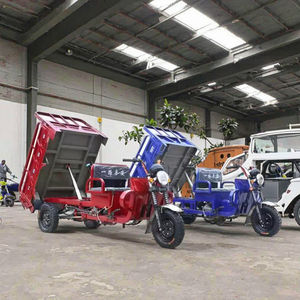 Volcado de motocicleta agrícola de <span class=keywords><strong>tres</strong></span> <span class=keywords><strong>ruedas</strong></span> refrigerado por agua de 250cc con eje de carga de combustible de gasolina Sidecar para pasajeros y carga - Product Image 3