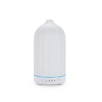 Diffuseur d'arômes créatif à rayures, vente en gros d'usine, humidificateur portable USB en forme de lanterne/vase, machine à huiles essentielles silencieuse à brume fine
