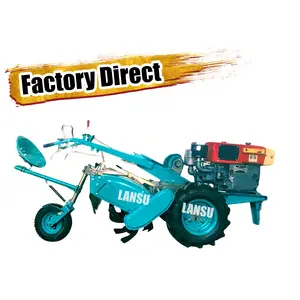 Mini Walking Tractor Tiller Kultivator Motor Kultivator Power Tillers Roda untuk Pertanian