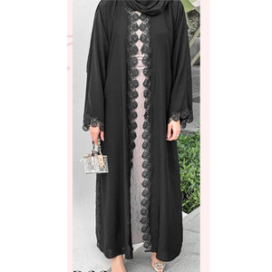 High Quality Islamic Clothing Women Casual Dress Kaftan Dubai Muslim Islamic Abaya Dress Daily Wear Middle East Style - Product Image 3