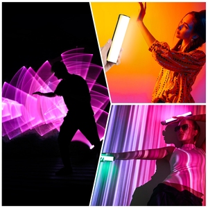 Vendre PULUZ Pu418, lumière LED portable magnétique RVB pleine couleur, 17 cm, pour vidéo, vlog, TikTok, photographie - Product Image 6