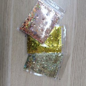 Diseño de cielo estrellado láser con purpurina holográfica de lujo para manualidades Nail Art Deco, decoraciones para fiesta de Navidad al por mayor - Product Image 2