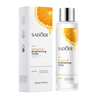 Toner Wajah Vitamin C SADOER Baru untuk Mencerahkan, Melembapkan, Mencerahkan Kulit, Lembut, dan Ringan untuk Wajah (Grosir)