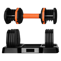 Haltères de musculation 25lbs 55LB Pesa Haltères réglables pour l'entraînement musculaire Peuvent être personnalisés 552 Haltère réglable