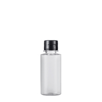 Bouteille en verre PET rechargeable pour sauces, vide, transparente, en plastique, avec couvercles hermétiques, pour emballage de liquides (salades, tomates, ketchup)