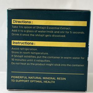 OEM/ODM ชิลลาจิตแท้จากเทือกเขาหิมาลัย ออร์แกนิค เรซินเสริมอาหาร ฟูลวิคแอซิดธรรมชาติ แร่ธาตุที่มีประโยชน์ ปลอดภัยสำหรับอาหารเสริมเพื่อสุขภาพ - Product Image 3