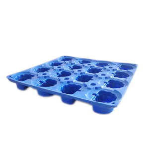 Pallet in Plastica per Bottiglie d'Acqua da 5 Galloni, Ingresso a 4 Vie, Pallet Euro Riciclato Resistente ed Ecologico a Prezzo Conveniente - Product Image 1
