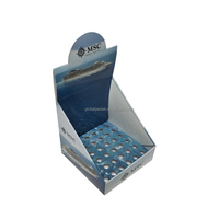 Boîte de présentation de comptoir personnalisée pour l'emballage de pilules, de capsules, de sachets, de barres protéinées en carton avec ligne de déchirure