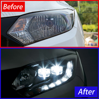 Ensemble de phares LED KGKB pour Honda Vezel HR-V XR-V RU RU1 RU5 2014-2018, mise à niveau haut de gamme, lentille de projecteur DRL, Plug & Play
