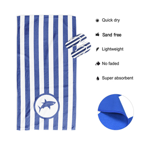Serviettes <span class=keywords><strong>de</strong></span> <span class=keywords><strong>plage</strong></span> d'été rayées personnalisées en microfibre <span class=keywords><strong>de</strong></span> luxe, extra grandes, en suè<span class=keywords><strong>de</strong></span> <span class=keywords><strong>de</strong></span> haute qualité, sans <span class=keywords><strong>sable</strong></span>, séchage rapide, antimicrobiennes - Product Image 2