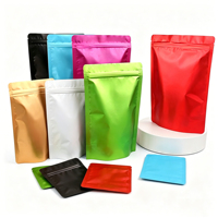 Sachet auto-scellant en aluminium personnalisé, pochette verticale pour thé, céréales diverses, collations et emballages scellés
