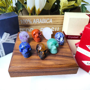 Fournisseur mondial Guérison spirituelle Cristal Rêve Améthyste Lapis Lazuli Multi Matériel Crâne Sept Chakras Ensemble pour Souvenir - Product Image 2