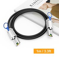 Câble de transfert de données haute vitesse CableCreation Mini SAS SFF-8088 SFF-8088 26 broches 12 Gbit/s pour serveur informatique, RAID, HBA, boîtier JBOD