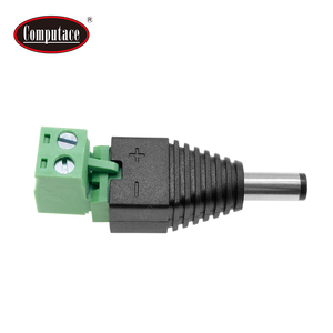 Adaptador de enchufe macho de 2,5mm al por mayor conexión de bloqueo de tornillo de 2 pines material de contacto de latón conectores de terminal de corriente nominal 5A - Product Image 5