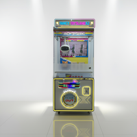 UFO Two Leg Two Button Claw Machine Crane Plush Toy Arcade Doll Catcher Coin Gift Machine Durable Plastic Weather English