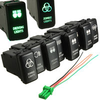 Compresseur d'air avec interrupteur à bouton-poussoir marche/arrêt 12V et kit de câblage pour Toyota Tacoma FJ Cruiser Hilux