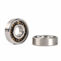 Bantalan Bola Keramik Hibrida 6304 Satu Baris Alur Dalam Cincin Baja Krom Bola Si3N4 20*52*15mm untuk Motor Sepeda