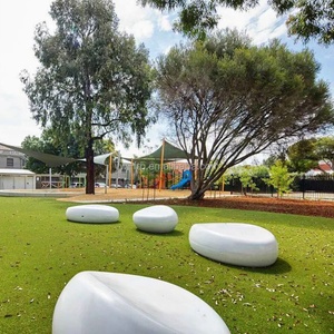 เก้าอี้พักผ่อนทำจากหินกรวดไฟเบอร์กลาสกลางแจ้งแบบทันสมัยเหมาะสำหรับใช้ในสวนและโรงแรมในโรงเรียน - Product Image 4