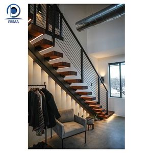Escalera recta <span class=keywords><strong>de</strong></span> servicio pesado con núcleo <span class=keywords><strong>de</strong></span> hormigón <span class=keywords><strong>armado</strong></span> y opciones <span class=keywords><strong>de</strong></span> revestimiento <span class=keywords><strong>de</strong></span> piedra o madera Escalera recta - Product Image 3
