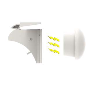 Prodotti per la sicurezza del bambino adesivo con serratura magnetica-serrature per cassettiera di sicurezza per bambini-10 pz/pacco 2 chiavi - Product Image 3